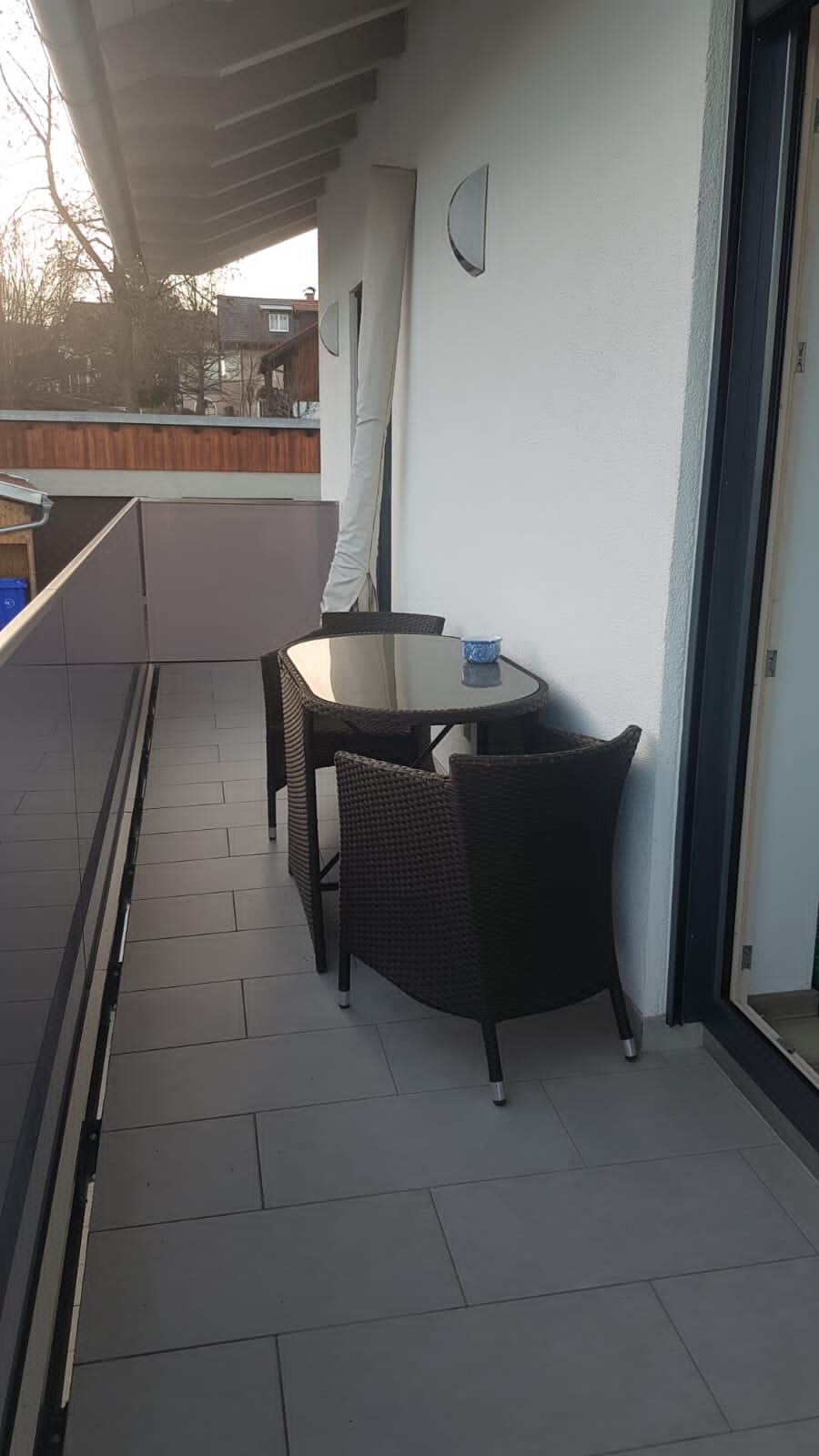 Südbalkon mit Bergblick